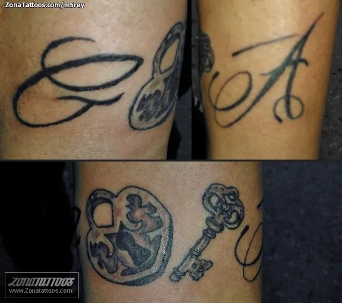 Tatuajes de candados y llaves - Imagui