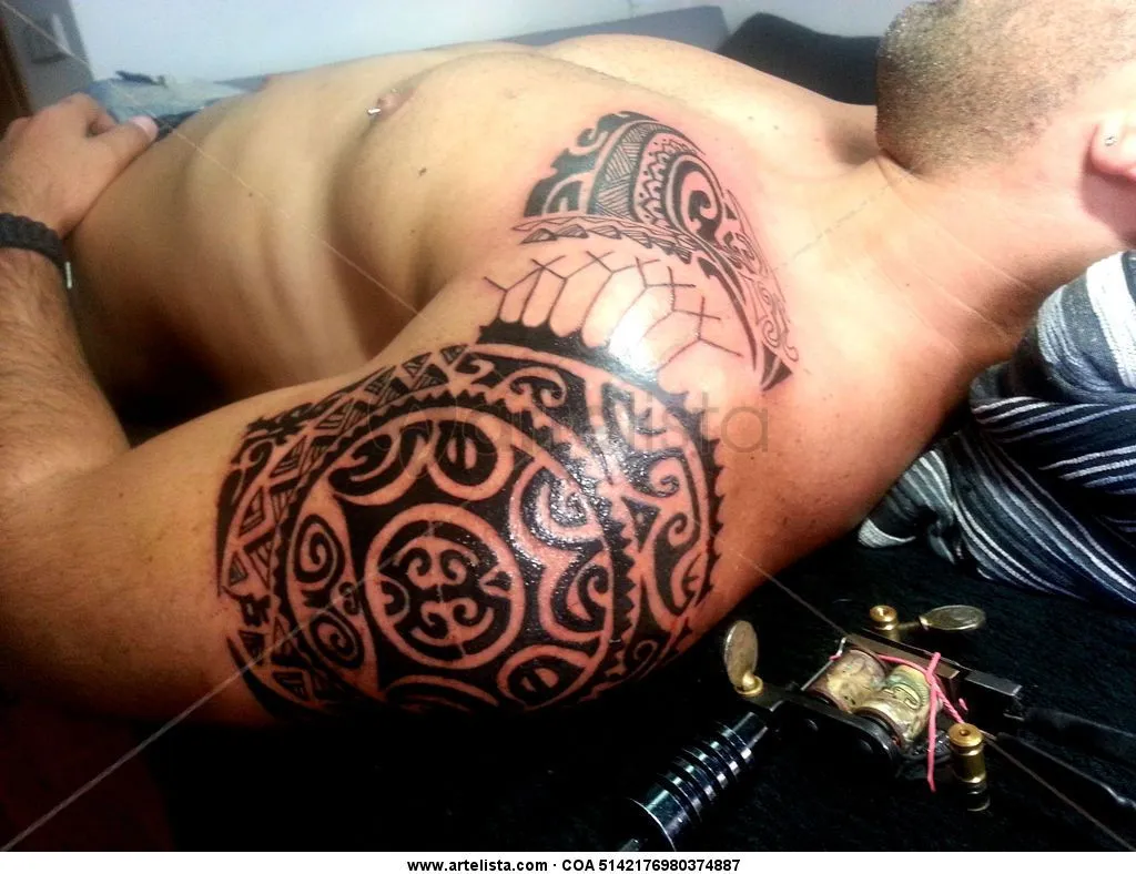 Tatuaje Maori por Moacir Lemos Tatuador Madrid moamadridtattoo ... Tatuaje Maori por Moacir Lemos Tatuador Madrid moamadridtattoo ...