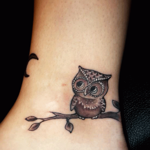 Tatuaje de búho pequeño - Imagui