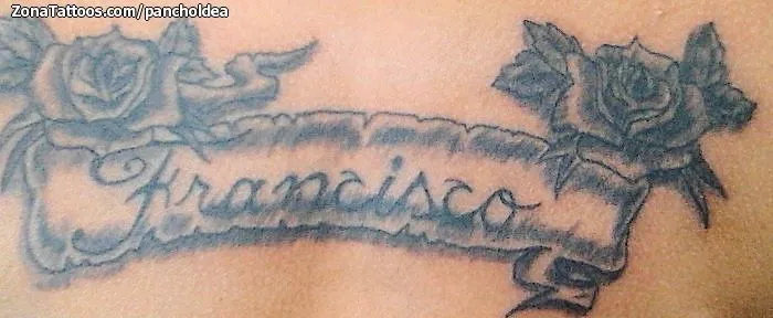 Tatuaje nombre francisco - Imagui