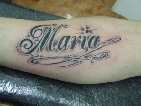 TATUAJE DEL NOMBRE MARIA