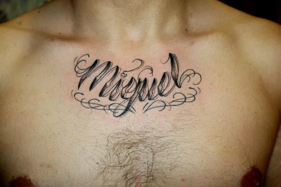 TATUAJE DEL NOMBRE MIGUEL