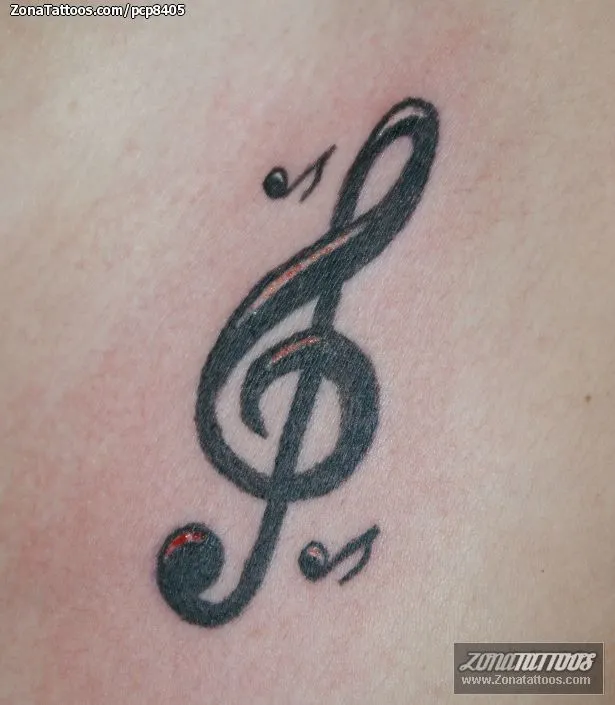 Tatuaje de pcp8405 - Notas Musicales
