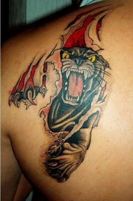 Tatuaje de un puma en 3D | Tatuajes | Tatuajes | Pinterest ...