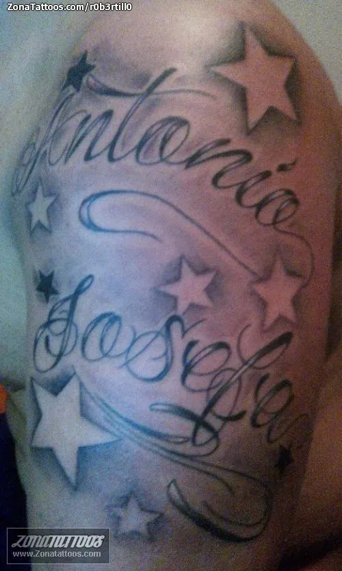 Tatuajes de nombres en sombra - Imagui