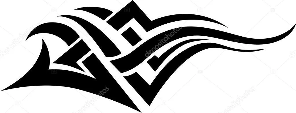 Tatuaje tribal — Vector stock © Tallisman #2457262