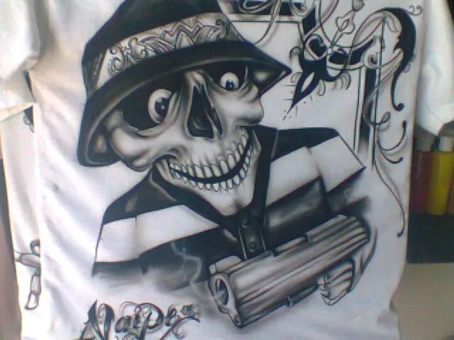 TATUAJES Y AEROGRAFIA: aerografia en playeras TATUAJES Y AEROGRAFIA: aerografia en playeras