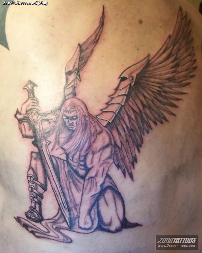 Tatuaje de jabig - Ángeles Guerreros