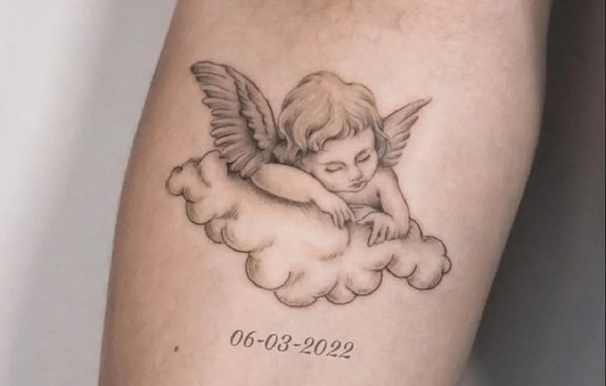 Tatuajes de angelitos bebé | Tatuantes