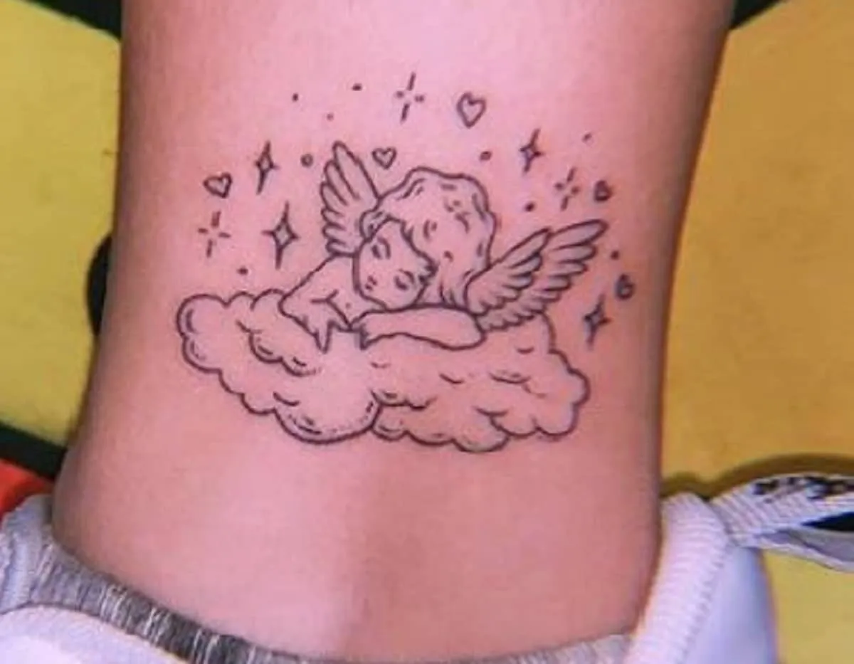 Tatuajes de angelitos bebé | Tatuantes