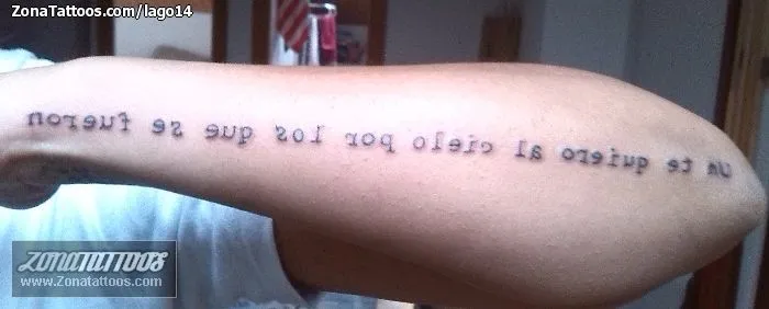 Tatuajes antebrazo frases - Imagui