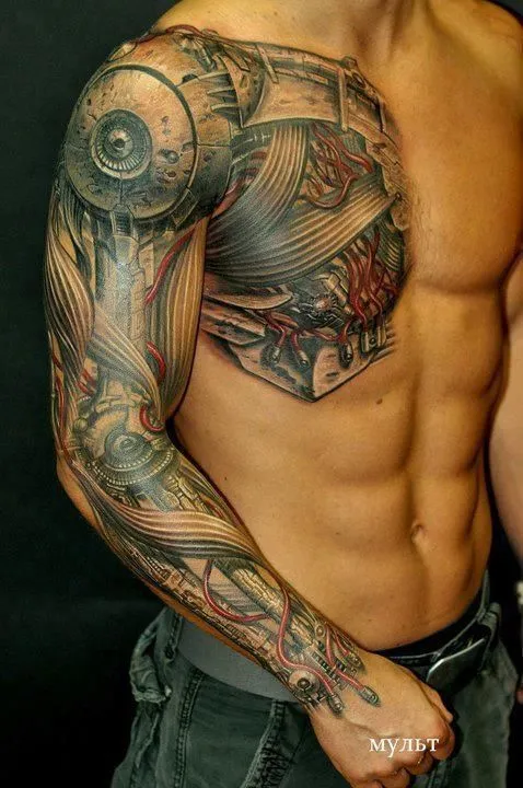 tatuajes antiguos para los hombres en el arte del diseño del brazo ...