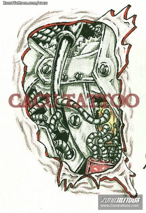 Plantilla/Diseño Tatuaje de cacu - Biomecánicos Plantilla/Diseño Tatuaje de cacu - Biomecánicos
