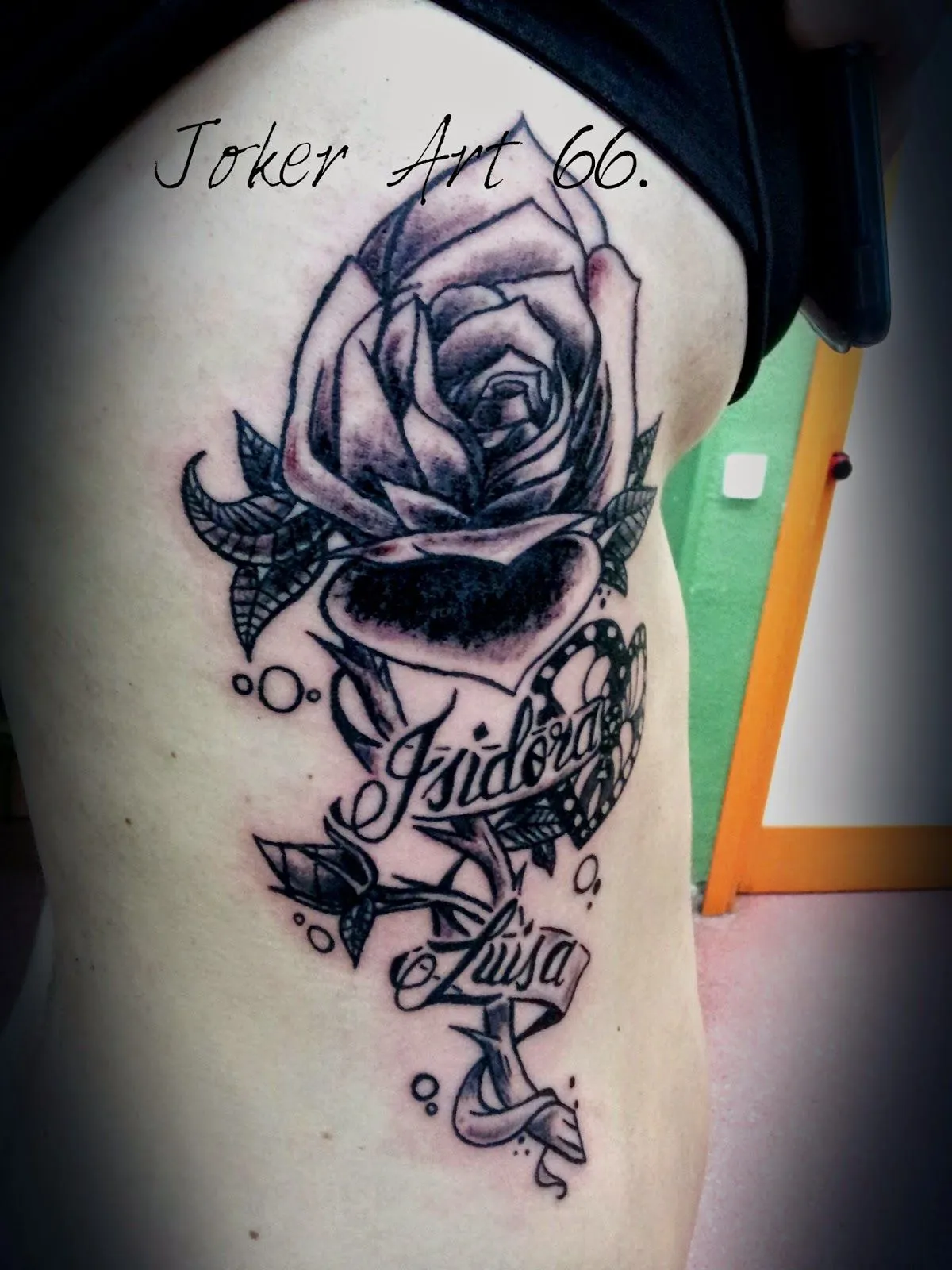 TATUAJES Y BOCETOS JOKERART66: Cover Tattoo Rosa