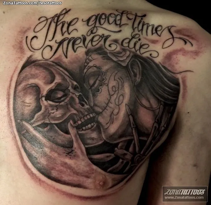 Tatuajes de catrinas y calaveras - Imagui