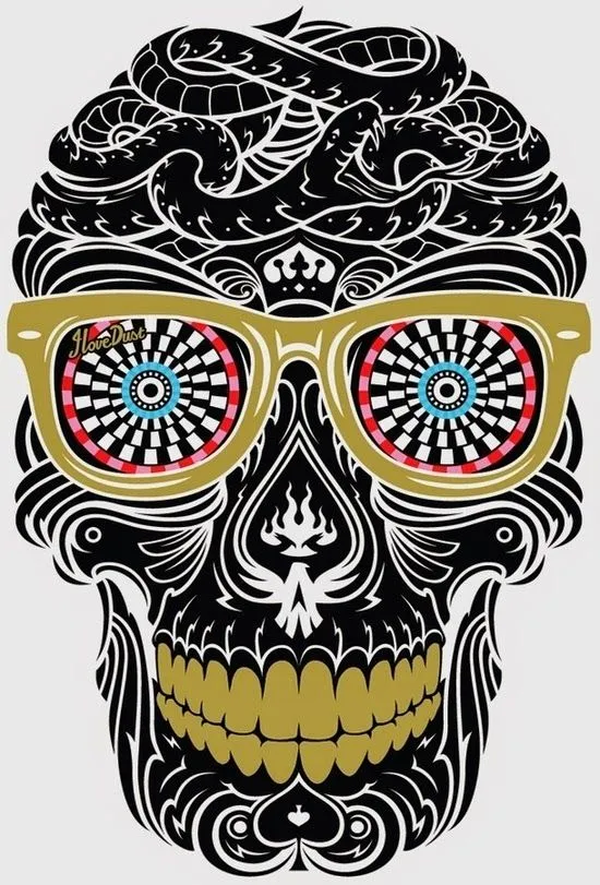 Tatuajes De Calaveras Hipster