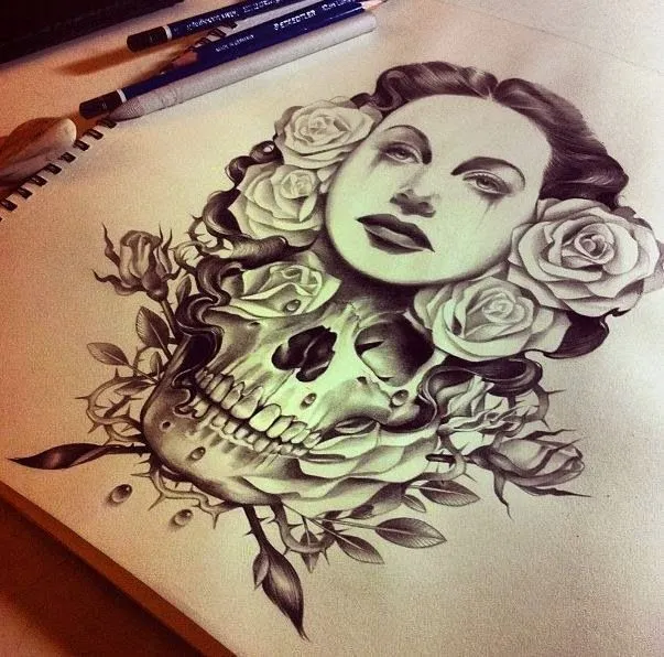 Tatuajes De Calaveras Hipster