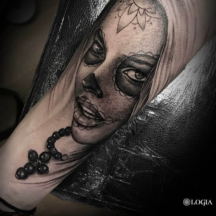 Tatuajes chicanos | Logia Tattoo Barcelona