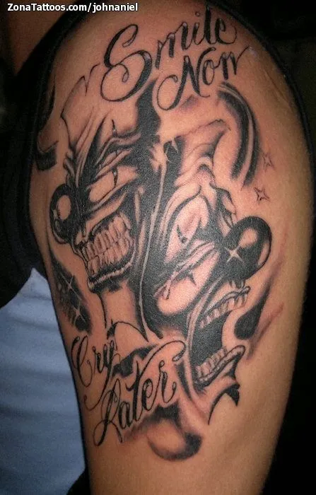 Tattoos chicanos payasos - Imagui