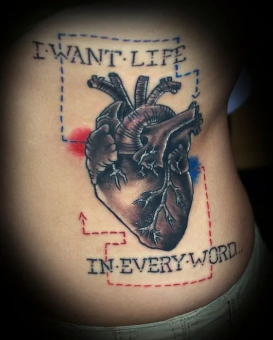 Tatuajes de Corazón real | DISEÑOS DE TATUAJES Tatuajes de Corazón real | DISEÑOS DE TATUAJES
