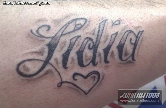 Tatuajes y diseños: Lidia