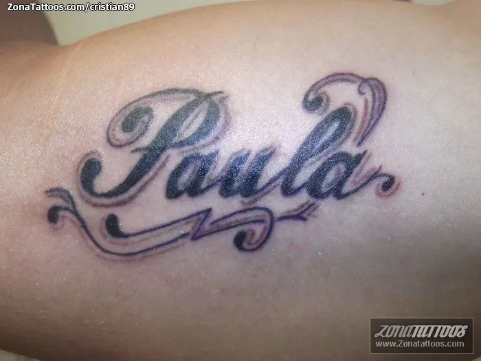 Tatuajes y diseños: Paula