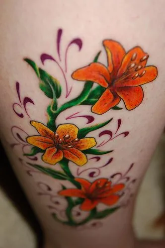 Tatuajes de flores japonesas | Galería del tatuaje Tatuajes de flores japonesas | Galería del tatuaje