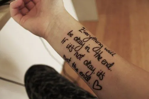 Tatuajes, frases y palabras. - Taringa!