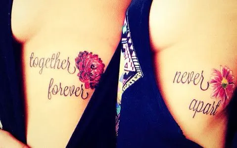 Tatuajes de hermanas, muestra de amor fraternal | Sis Tatoo ...