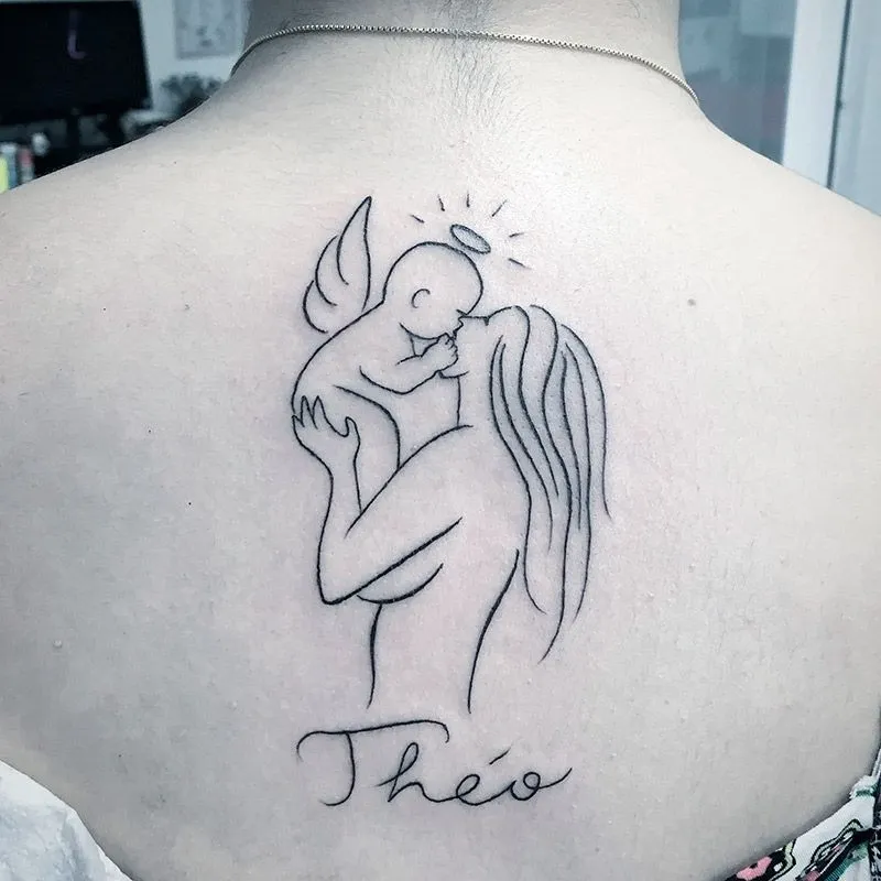 ▷ Tatuajes en honor a bebés que están en el cielo | Tatuajes y más ▷ Tatuajes en honor a bebés que están en el cielo | Tatuajes y más