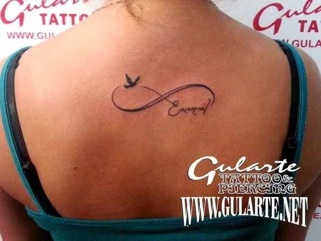Tatuajes del infinito con nombres - Imagui
