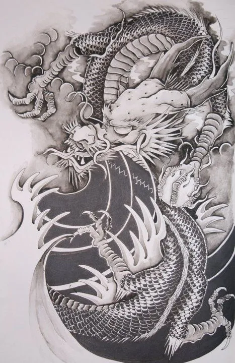 Tatuaje de Dragon | DISEÑOS DE TATUAJES Tatuaje de Dragon | DISEÑOS DE TATUAJES