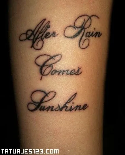 Tatuajes de Letras