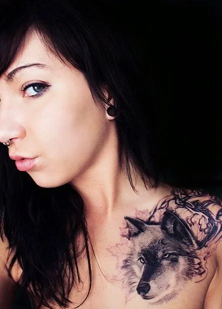 TATUAJES DE LOBOS PARA MUJERES CON SIGNIFICADO - TATUAJES PARA MUJERES TATUAJES DE LOBOS PARA MUJERES CON SIGNIFICADO - TATUAJES PARA MUJERES