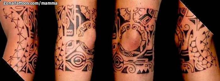 Tatuaje de mamma - Maoríes Codo