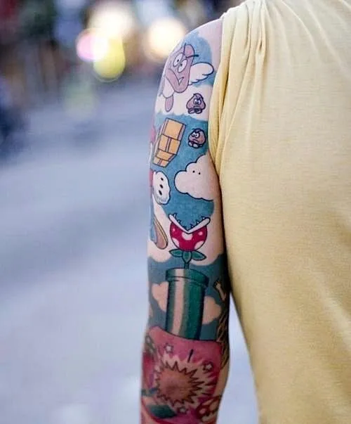 Tatuajes de Mario Bros y De PacMan - Taringa!