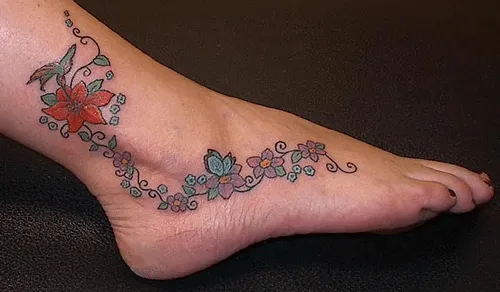 Tatuajes para mujer en el pie - Imagui