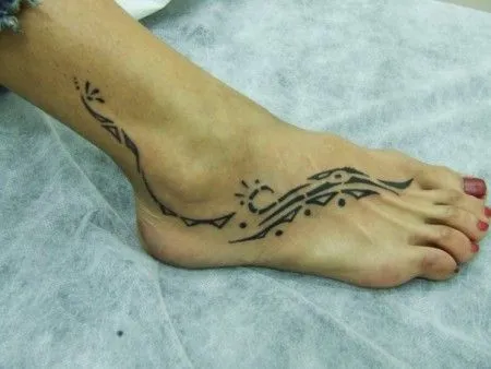 Tatuajes para el pie mujer - Imagui