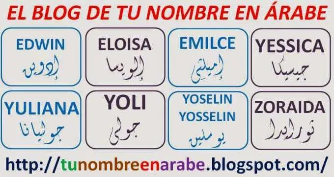 PARA TATUAJES DE NOMBRES EN ARABE - TU NOMBRE EN ÁRABE PARA TATUAJES DE NOMBRES EN ARABE - TU NOMBRE EN ÁRABE