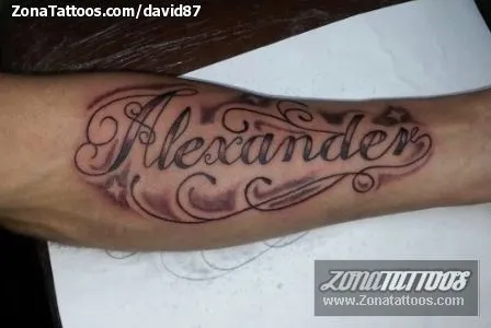 Alexander en cursiva - Imagui