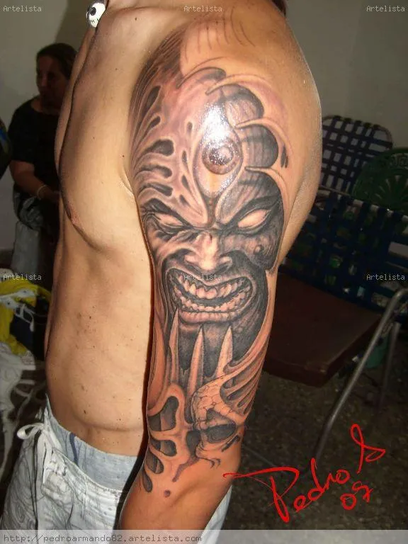Pin Tatuaje Payaso Diabolico Tatuajes Fotos Tattoos Pictures ...