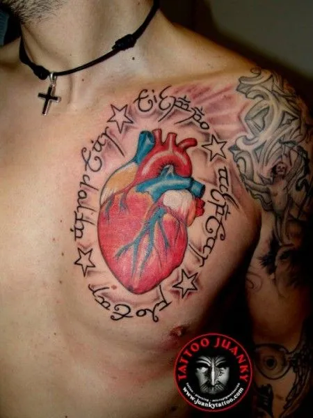 Corazones reales tattoo - Imagui