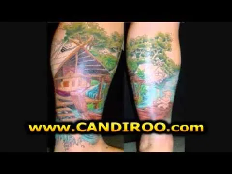Tatuajes en la Pierna de Mujer y Hombre - YouTube