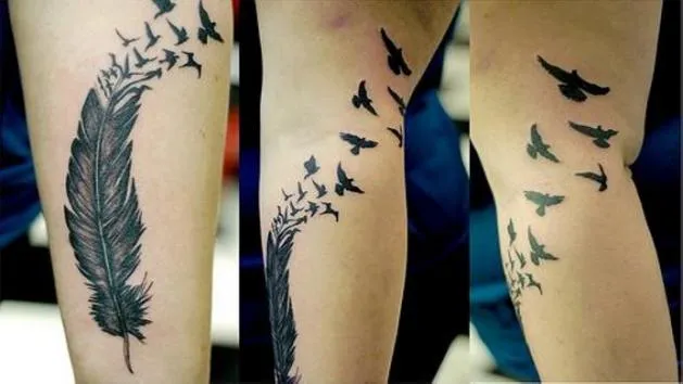 Tatuajes de plumas: un diseño con muchos significados | Distopia Mod