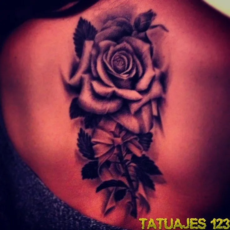 Rosas negras para tatuaje - Imagui