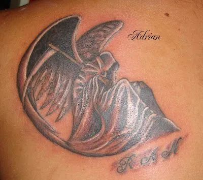tatuajes de san la Muerte y san jorge - Taringa!