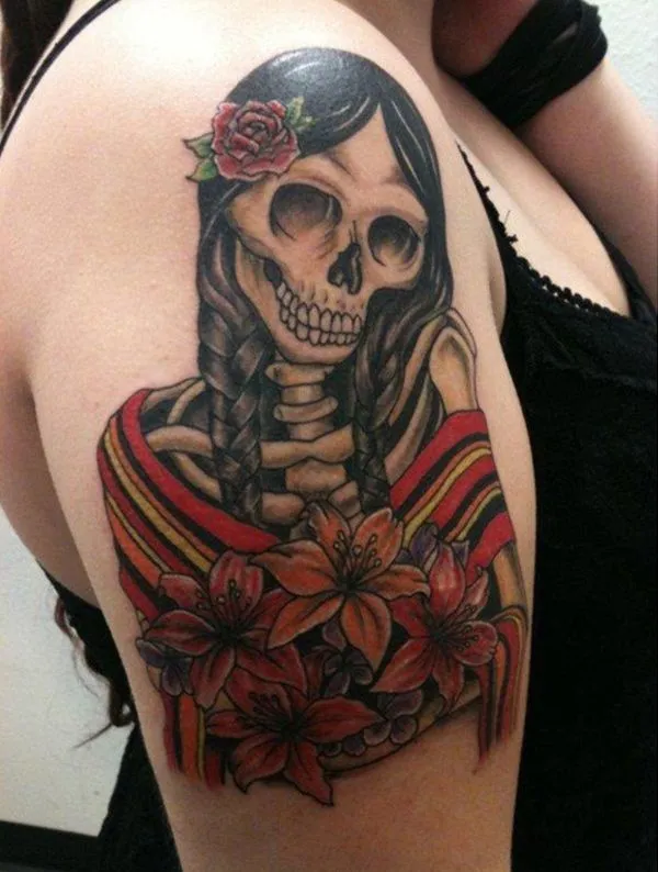 Tatuajes de la santa muerte significado y su historia | Belagoria ...