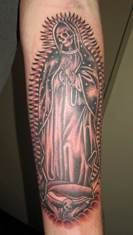 Tatuajes de la santa muerte significado y su historia | Belagoria ...