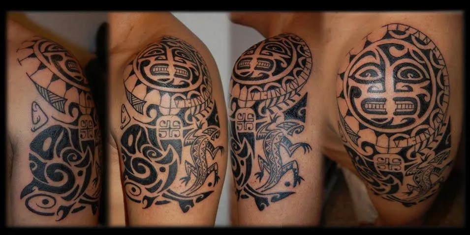 Tatuajes de soles maories - Imagui
