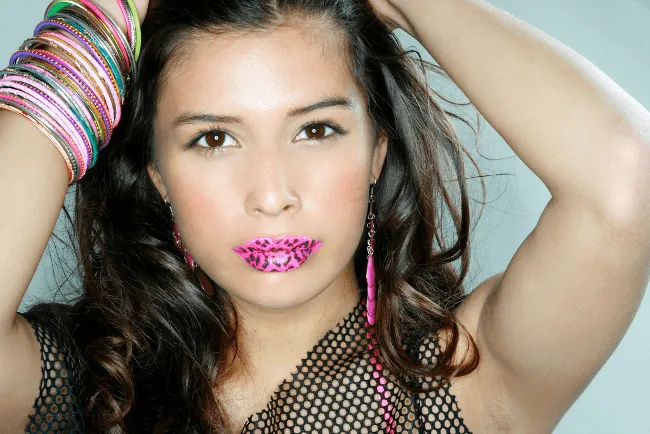 ... de los tatuajes temporales para labios, creados por Violent Lips
